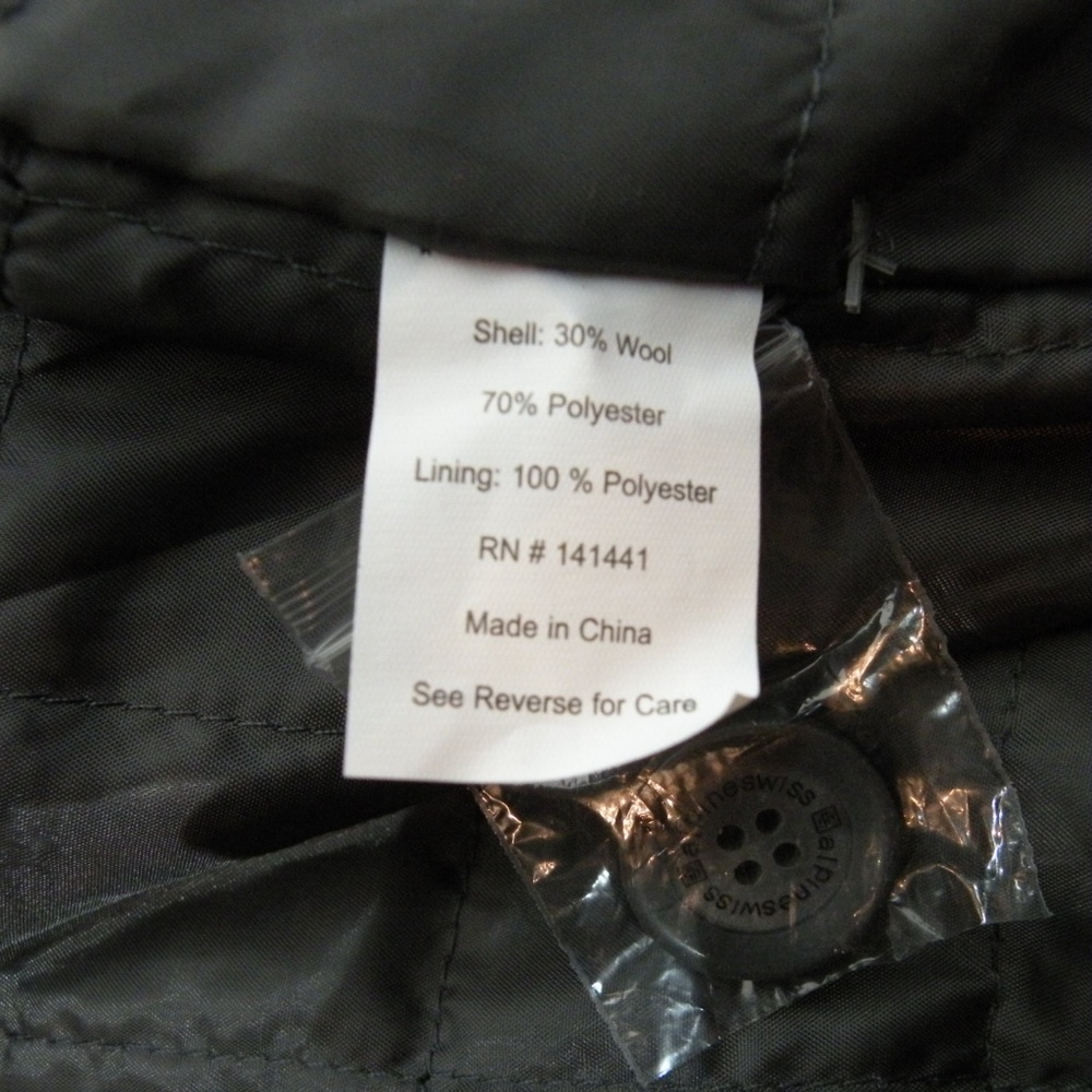 Packable Waterproof Blue Windbreaker Jacket - L - image 6